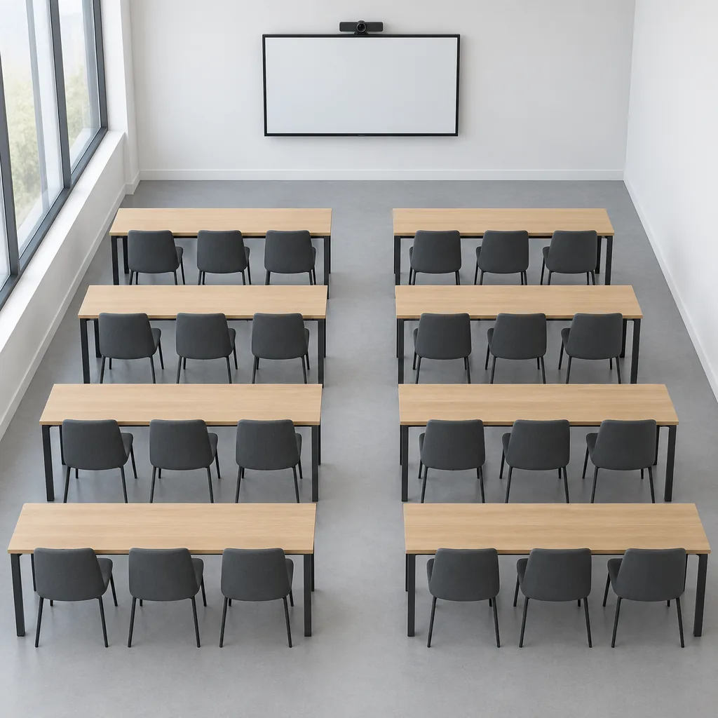 Bestuhlungsarten für Meetings: sechs Formen im Vergleich