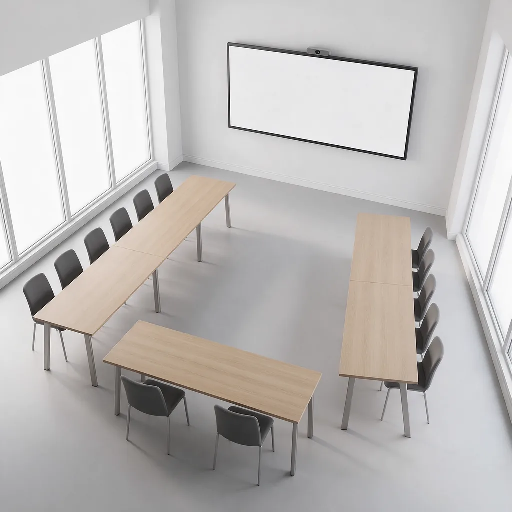 Bestuhlungsarten für Meetings: sechs Formen im Vergleich